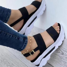 Load image into Gallery viewer, Fashion Wedge Platform Buckle Strap Sandals