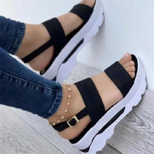 Load image into Gallery viewer, Fashion Wedge Platform Buckle Strap Sandals