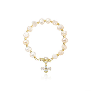 Pearl Little Bee Bracelet