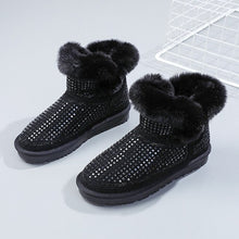 Load image into Gallery viewer, Waterproof Snow Boots Fashion Bling