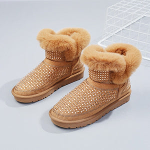 Waterproof Snow Boots Fashion Bling