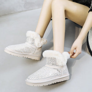 Waterproof Snow Boots Fashion Bling