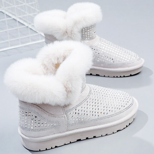 Waterproof Snow Boots Fashion Bling