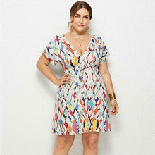 Load image into Gallery viewer, Floral Print Short Dress