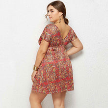 Load image into Gallery viewer, Floral Print Short Dress