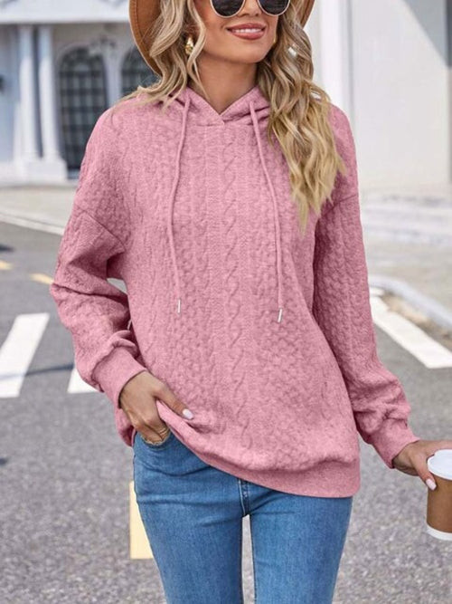 Autumn Hooded Sweater Long Sleeve Knitted