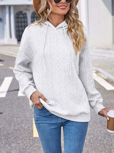 Autumn Hooded Sweater Long Sleeve Knitted