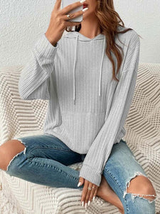 Knitted Hooded Sweater