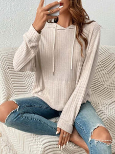 Knitted Hooded Sweater