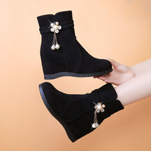 Load image into Gallery viewer, Snow Boots New Rhinestone Inner Heightened