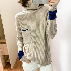 Fashion High Collar Sweater