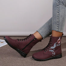 Load image into Gallery viewer, New Fashion Lace Up Platform  Boots