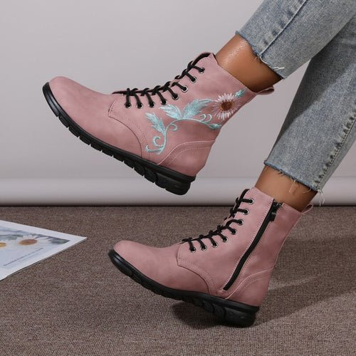 New Fashion Lace Up Platform  Boots