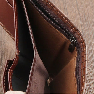 Trifold Wallet Pu Leather