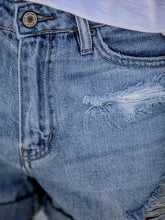 Load image into Gallery viewer, Women Slim Hole Denim Shorts Casual