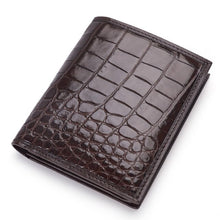 Load image into Gallery viewer, Genuine Crocodile Skin Wallet