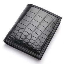 Load image into Gallery viewer, Genuine Crocodile Skin Wallet