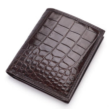 Load image into Gallery viewer, Genuine Crocodile Skin Wallet