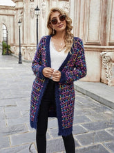 Load image into Gallery viewer, Autumn Winter New Long Cardigan Coat Women's Fashion Color Sweater