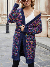 Load image into Gallery viewer, Autumn Winter New Long Cardigan Coat Women's Fashion Color Sweater