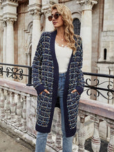 Load image into Gallery viewer, Autumn Winter New Long Cardigan Coat Women's Fashion Color Sweater