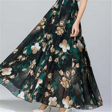 Load image into Gallery viewer, Chiffon Floral Maxi Summer Skirt Long High Waist