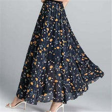 Load image into Gallery viewer, Chiffon Floral Maxi Summer Skirt Long High Waist