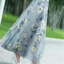 Load image into Gallery viewer, Chiffon Floral Maxi Summer Skirt Long High Waist