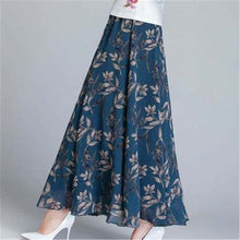 Load image into Gallery viewer, Chiffon Floral Maxi Summer Skirt Long High Waist