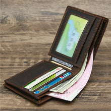 Load image into Gallery viewer, Vintage Genuine Leather Wallet