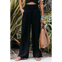 Load image into Gallery viewer, Cotton Linen Wide Leg Pants Casual Loose