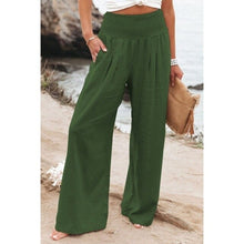 Load image into Gallery viewer, Cotton Linen Wide Leg Pants Casual Loose
