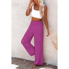 Load image into Gallery viewer, Cotton Linen Wide Leg Pants Casual Loose