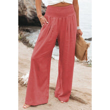 Load image into Gallery viewer, Cotton Linen Wide Leg Pants Casual Loose