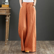 Load image into Gallery viewer, Cotton Linen Wide Leg Pants Casual
