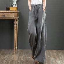 Load image into Gallery viewer, Cotton Linen Wide Leg Pants Casual