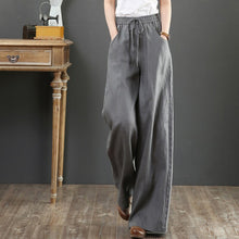Load image into Gallery viewer, Cotton Linen Wide Leg Pants Casual