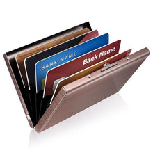 Load image into Gallery viewer, Aluminum Credit Card Business Card Holder