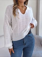 Load image into Gallery viewer, Casual V Neck Autumn Knitted Sweater