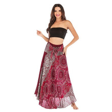 Load image into Gallery viewer, Long Skirt Bottom Boho Vintage