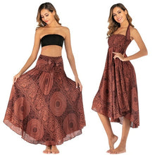 Load image into Gallery viewer, Long Skirt Bottom Boho Vintage