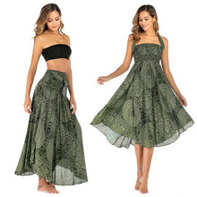 Load image into Gallery viewer, Long Skirt Bottom Boho Vintage