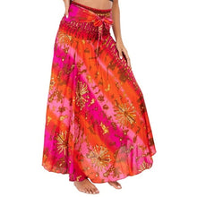 Load image into Gallery viewer, Long Skirt Bottom Boho Vintage