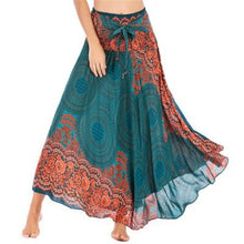 Load image into Gallery viewer, Long Skirt Bottom Boho Vintage