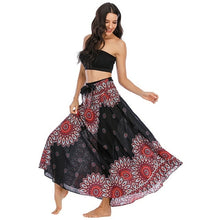 Load image into Gallery viewer, Long Skirt Bottom Boho Vintage