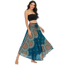 Load image into Gallery viewer, Long Skirt Bottom Boho Vintage