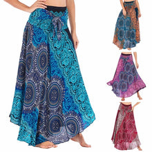 Load image into Gallery viewer, Long Skirt Bottom Boho Vintage