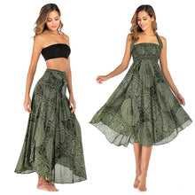 Load image into Gallery viewer, Long Skirt Bottom Boho Vintage