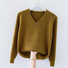 Load image into Gallery viewer, Long Sleeve Knitted Sweater