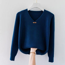 Load image into Gallery viewer, Long Sleeve Knitted Sweater